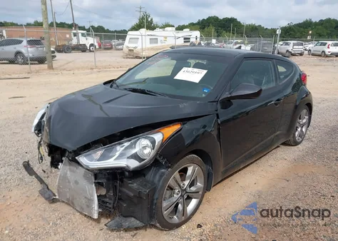 2016 Hyundai Veloster z USA, uszkodzony, nr VIN KMHTC6AD0GU255061